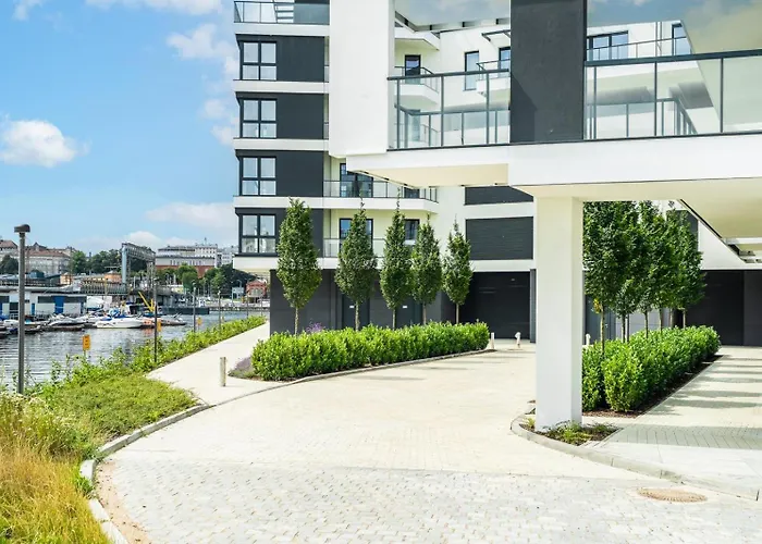 Lägenhet Nad Odra Gold Szczecin